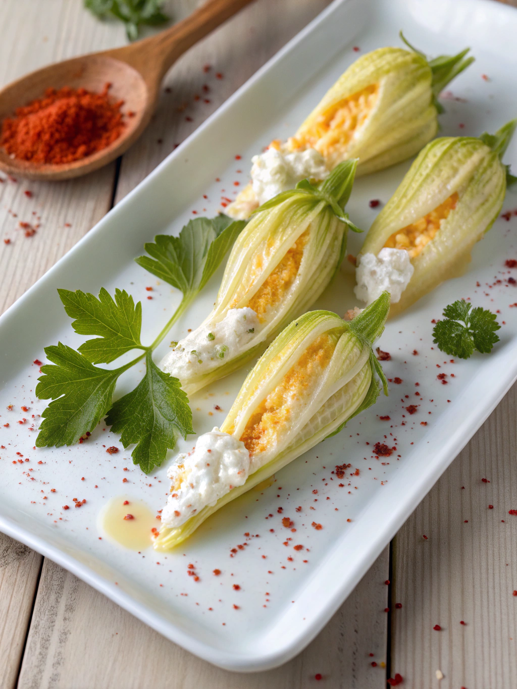 Fiori di Zucca Ripieni
